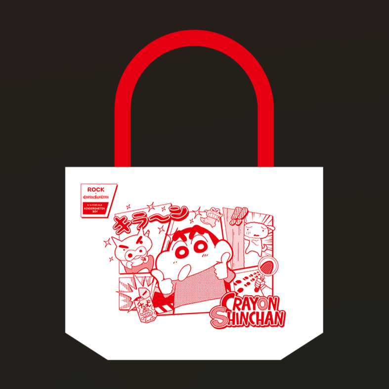ROCK Crayon ShinChan Canvas Tote Bag