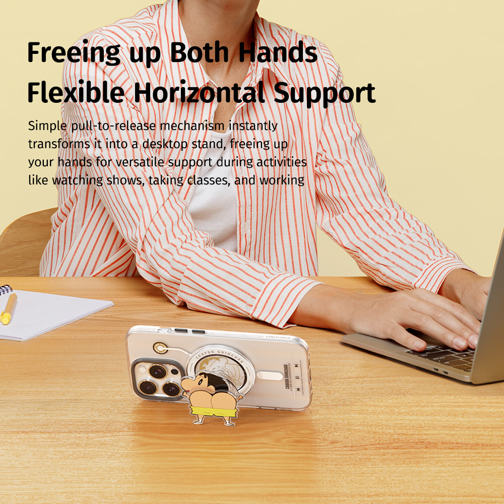 REGO Communication Sdn Bhd - Rock Space | ROCK Crayon ShinChan Rotating Airbag Bracket Phone Holder