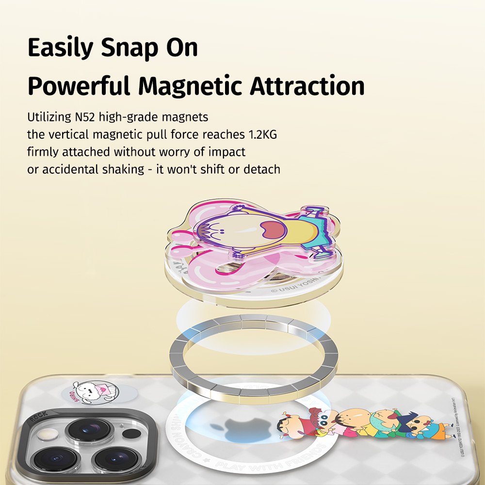 REGO Communication Sdn Bhd - Rock Space | ROCK Crayon ShinChan Rotating Airbag Bracket Phone Holder