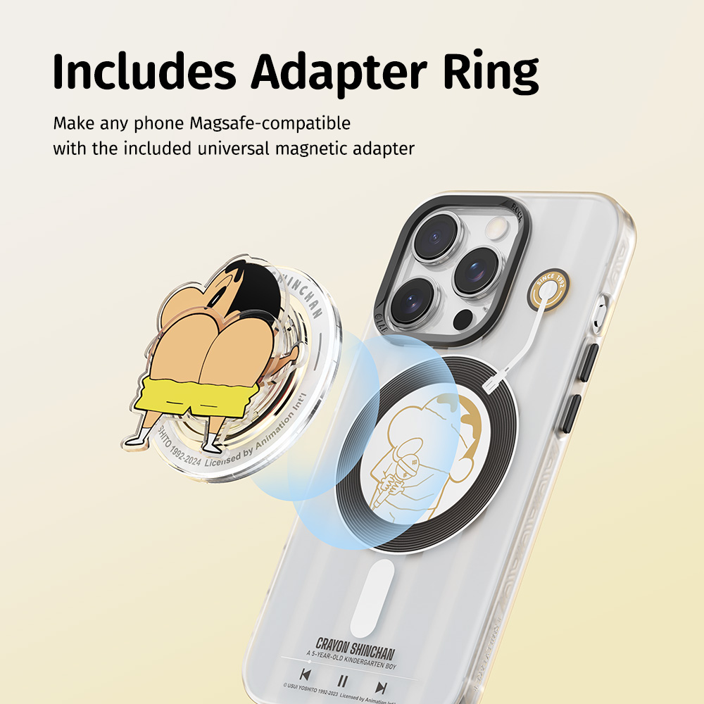 REGO Communication Sdn Bhd - Rock Space | ROCK Crayon ShinChan Rotating Airbag Bracket Phone Holder