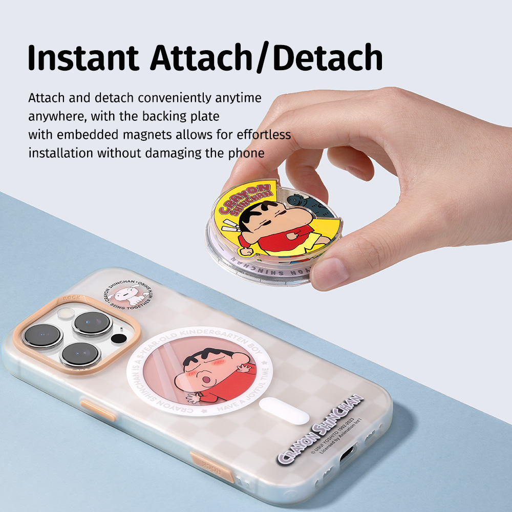 REGO Communication Sdn Bhd - Rock Space | ROCK Crayon ShinChan Rotating Airbag Bracket Phone Holder