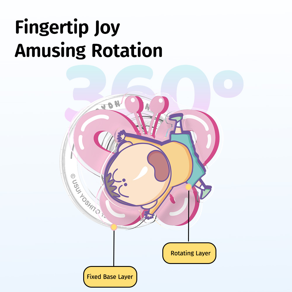 REGO Communication Sdn Bhd - Rock Space | ROCK Crayon ShinChan Rotating Airbag Bracket Phone Holder