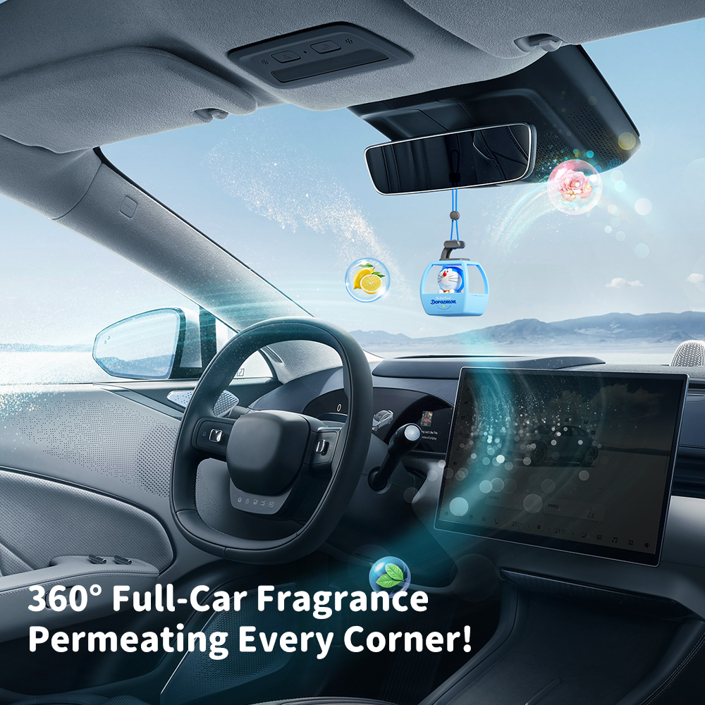 REGO Communication Sdn Bhd - Rock Space | ROCK Doraemon Car Hanging Ornament Fragrance Diffuser