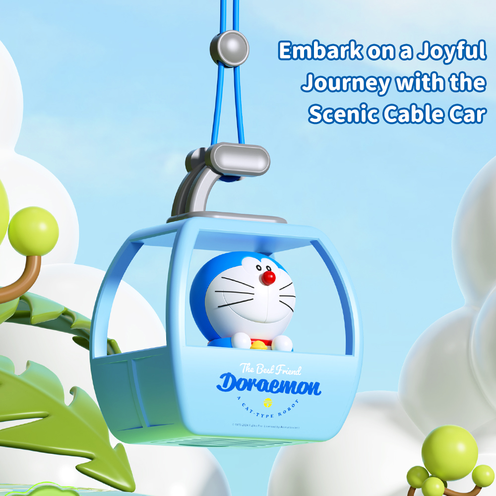 REGO Communication Sdn Bhd - Rock Space | ROCK Doraemon Car Hanging Ornament Fragrance Diffuser