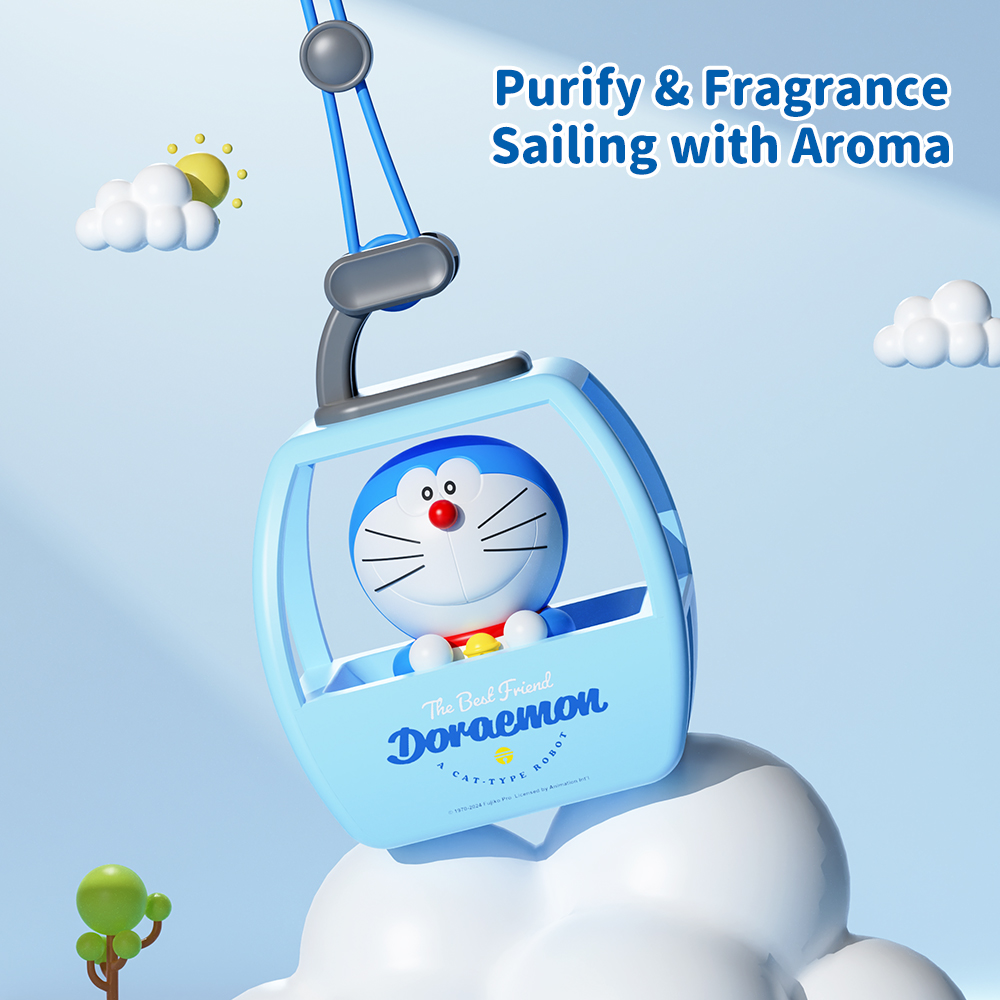 REGO Communication Sdn Bhd - Rock Space | ROCK Doraemon Car Hanging Ornament Fragrance Diffuser