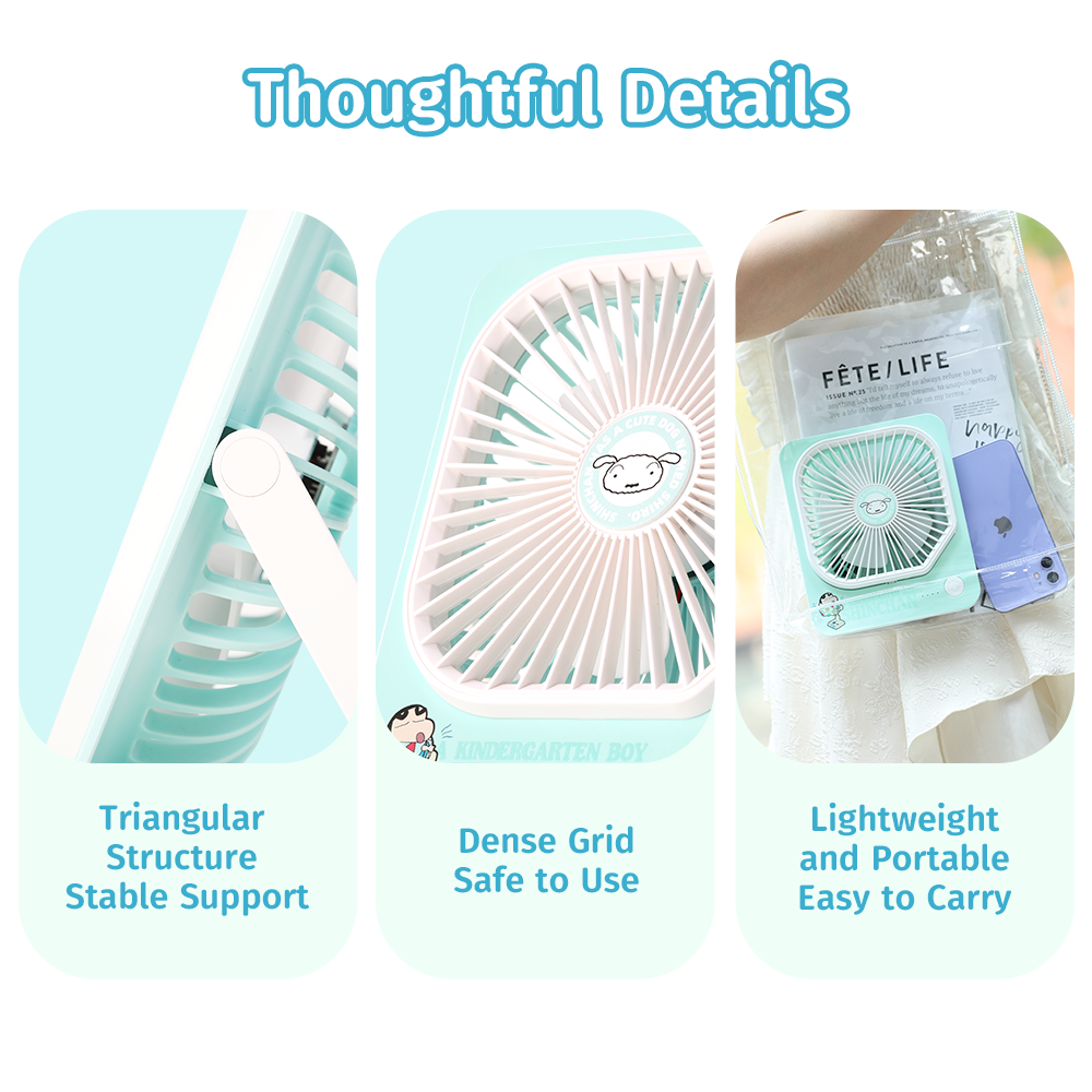 REGO Communication Sdn Bhd - Rock Space | ROCK Crayon ShinChan Desk Fan