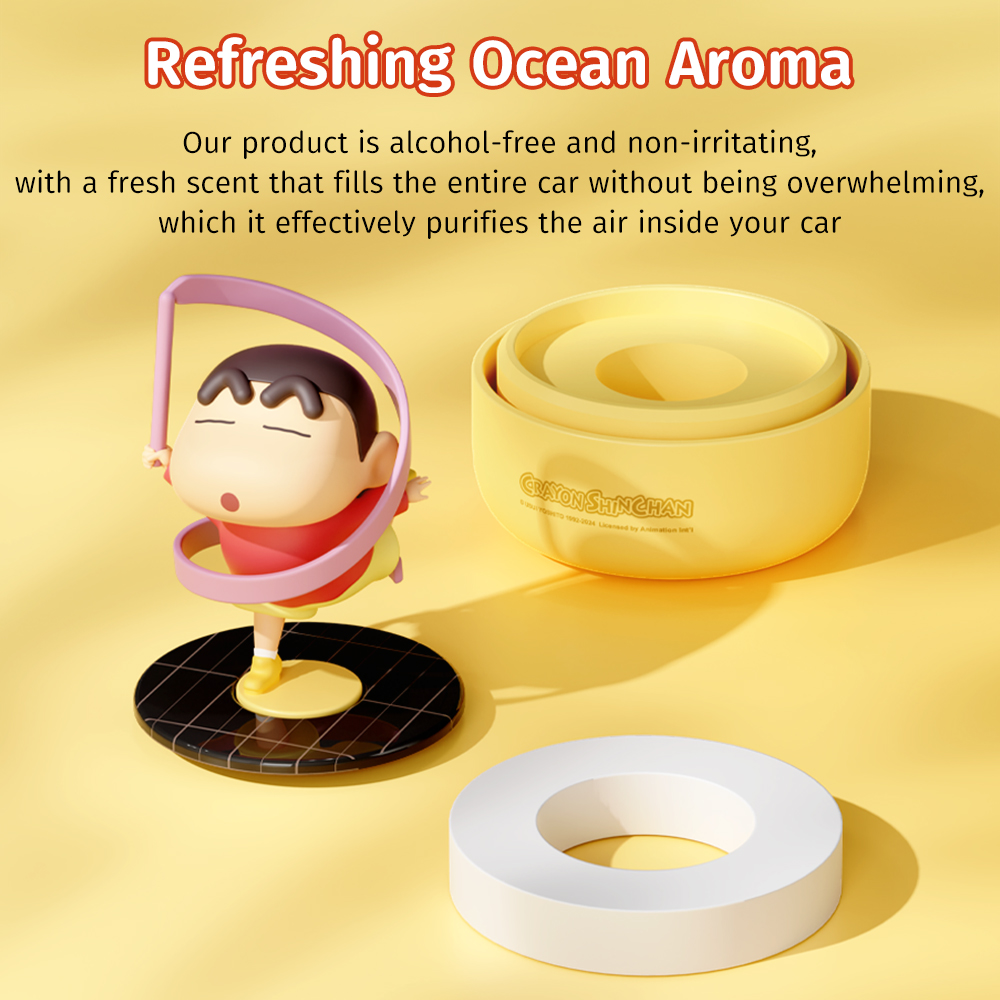 REGO Communication Sdn Bhd - Rock Space | ROCK Crayon ShinChan Solar Powered Rotating Aroma Diffuser