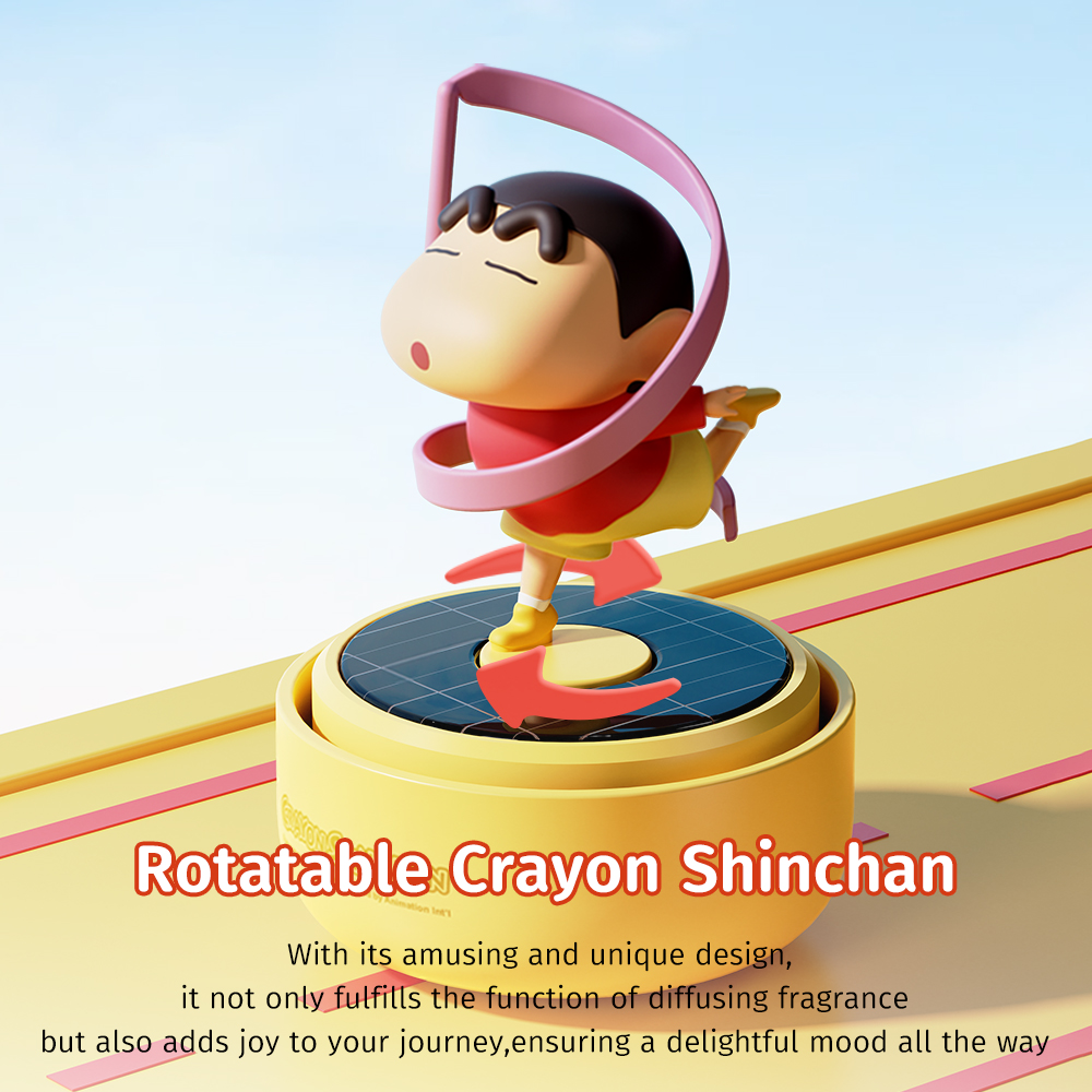 REGO Communication Sdn Bhd - Rock Space | ROCK Crayon ShinChan Solar Powered Rotating Aroma Diffuser