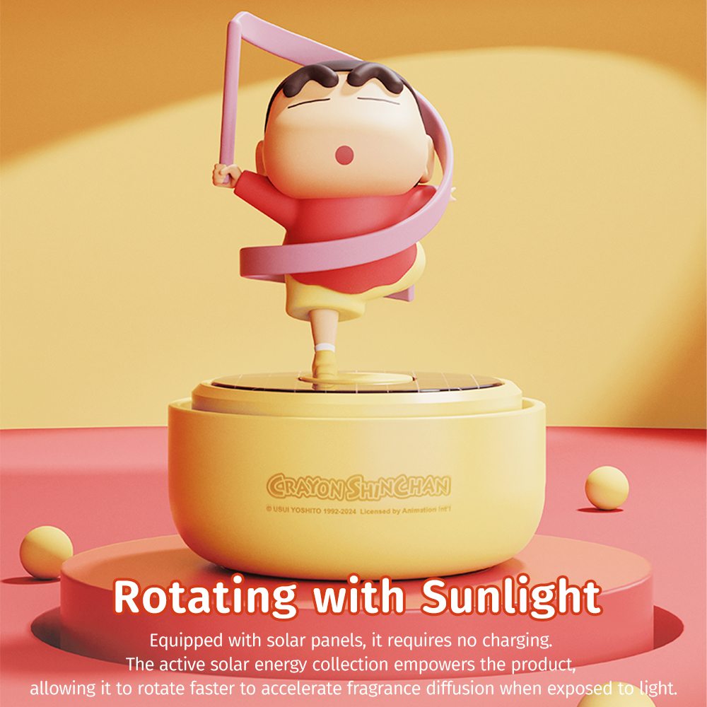 REGO Communication Sdn Bhd - Rock Space | ROCK Crayon ShinChan Solar Powered Rotating Aroma Diffuser