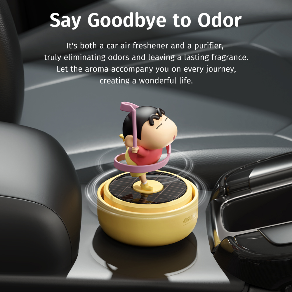 REGO Communication Sdn Bhd - Rock Space | ROCK Crayon ShinChan Solar Powered Rotating Aroma Diffuser