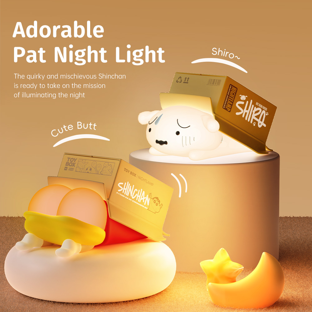 REGO Communication Sdn Bhd - Rock Space | ROCK Crayon ShinChan Hide and Seek Pat Night Light
