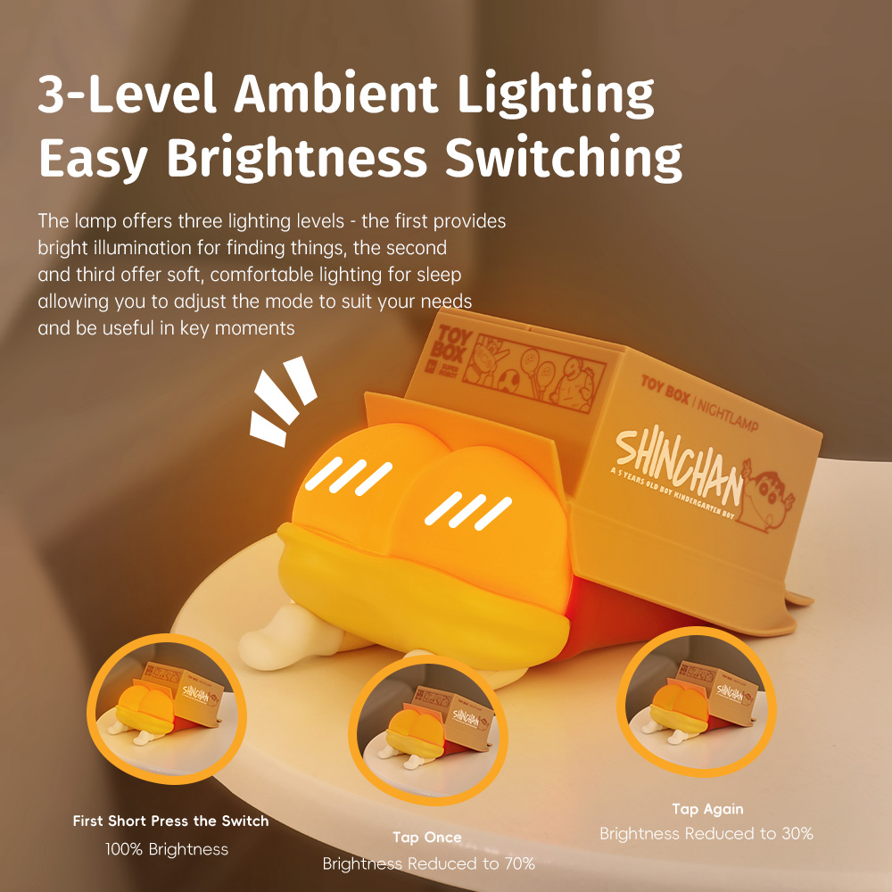 REGO Communication Sdn Bhd - Rock Space | ROCK Crayon ShinChan Hide and Seek Pat Night Light