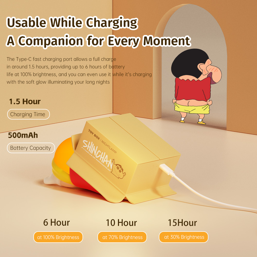 REGO Communication Sdn Bhd - Rock Space | ROCK Crayon ShinChan Hide and Seek Pat Night Light