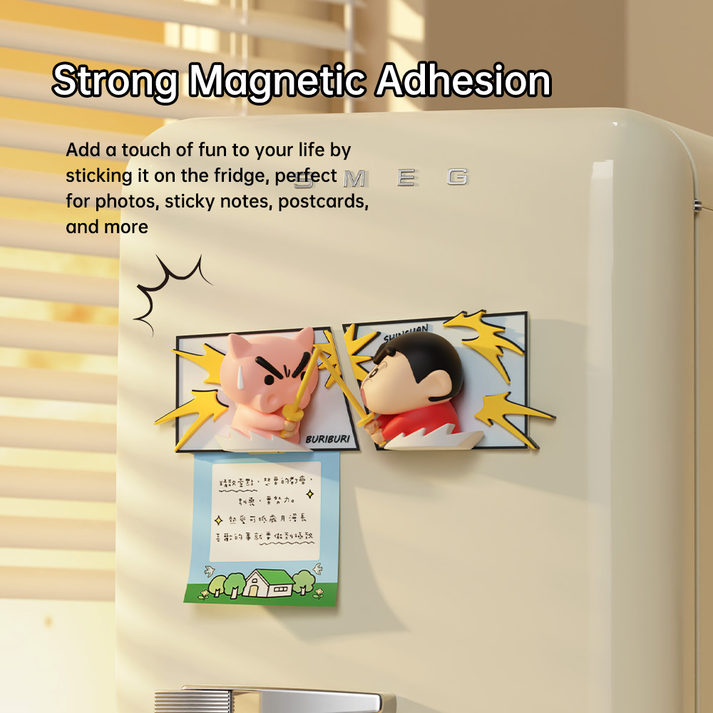 REGO Communication Sdn Bhd - Rock Space | ROCK Caryon ShinChan Comic series Fridge Magnets Blind Box