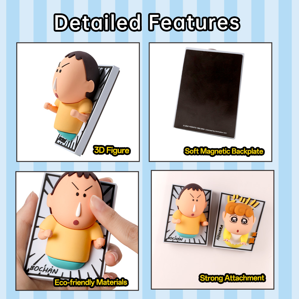 REGO Communication Sdn Bhd - Rock Space | ROCK Caryon ShinChan Comic series Fridge Magnets Blind Box