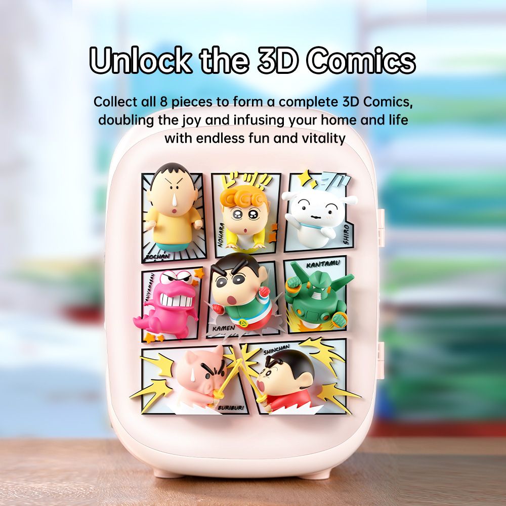 REGO Communication Sdn Bhd - Rock Space | ROCK Caryon ShinChan Comic series Fridge Magnets Blind Box