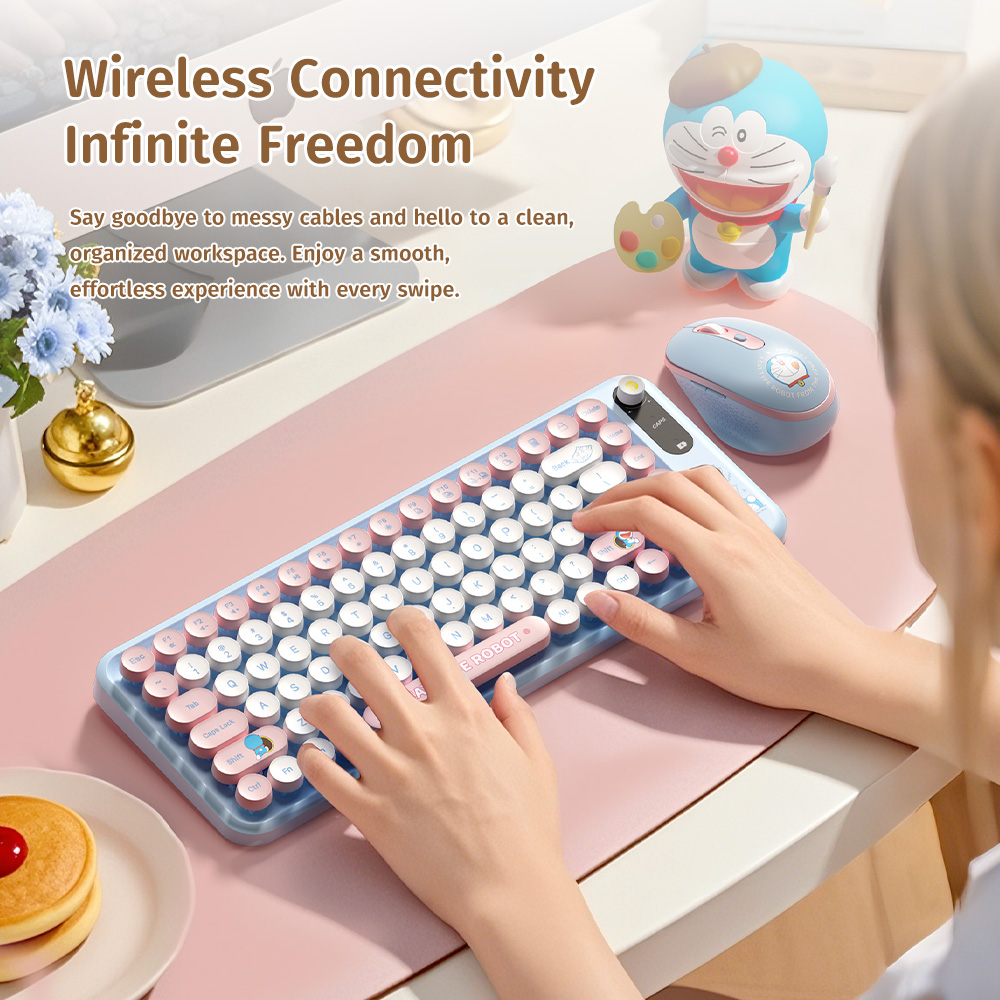 REGO Communication Sdn Bhd - Rock Space | ROCK Doraemon J10 Keyboard and Mouse Kit