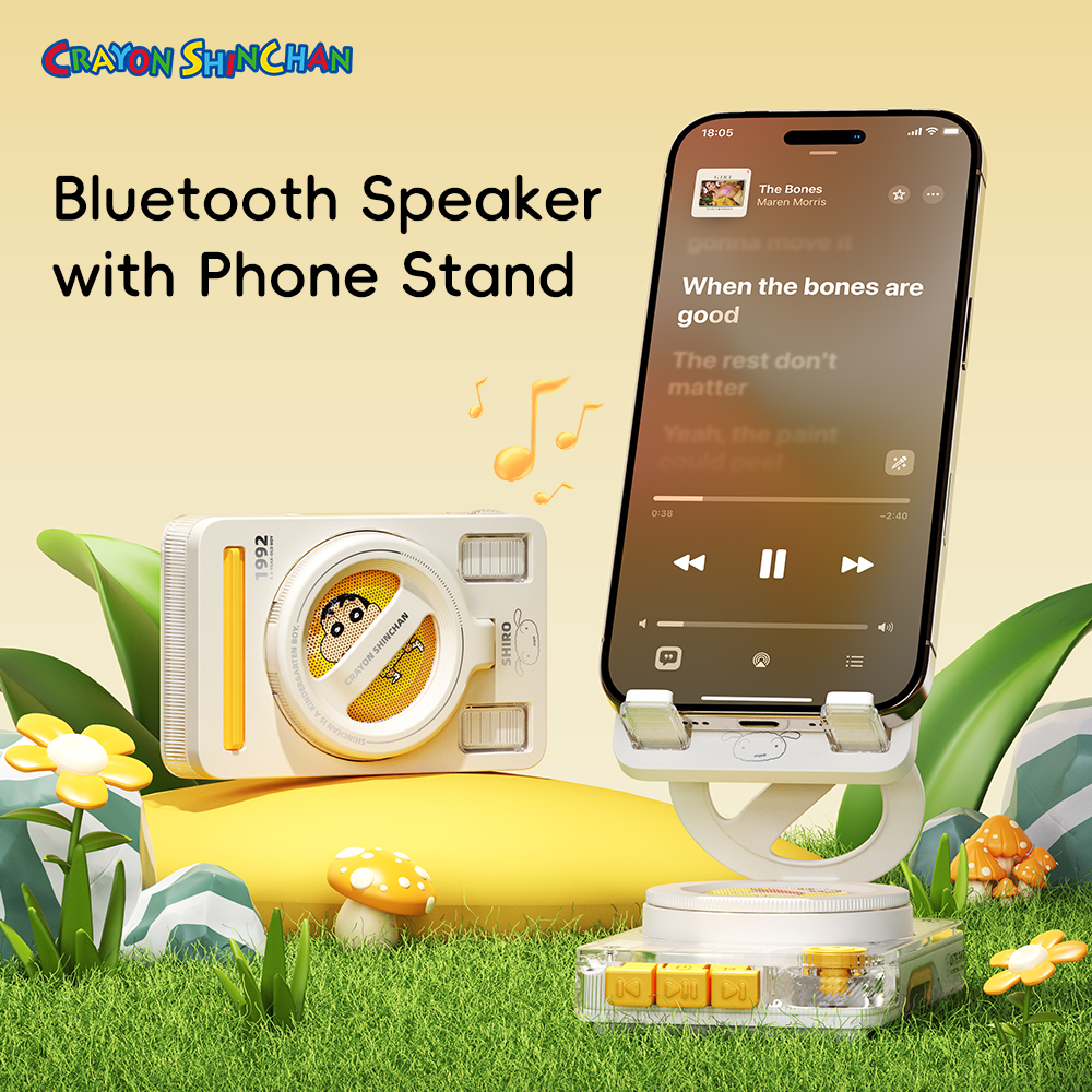 REGO Communication Sdn Bhd - Rock Space | ROCK Crayon ShinChan Bluetooth Speaker with Phone Stand
