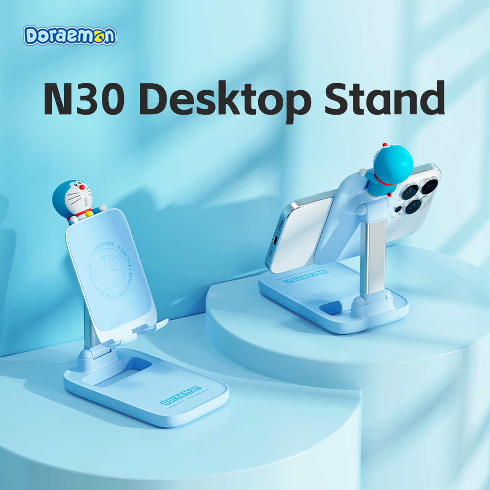 REGO Communication Sdn Bhd - Rock Space | ROCK Doraemon N30 Desktop Stand (Blue)