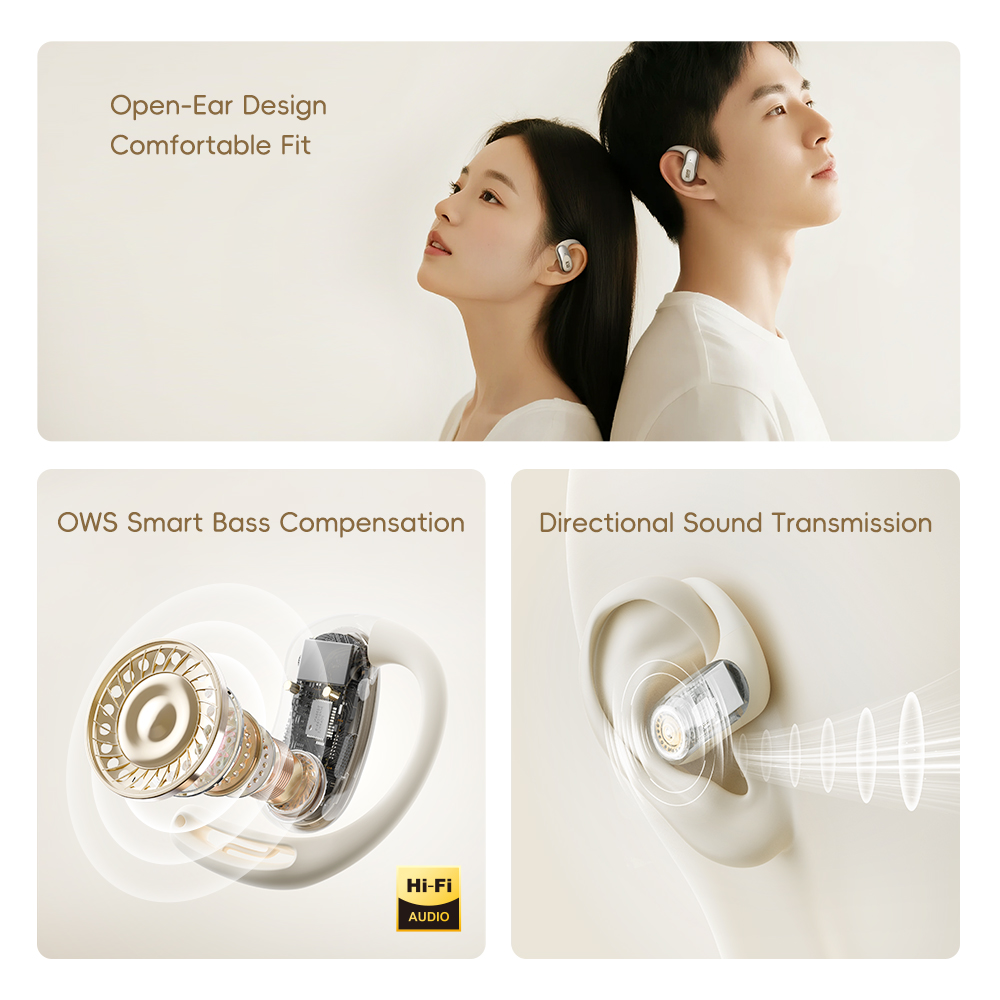 REGO Communication Sdn Bhd - Rock Space | ROCK Doraemon X918 Smart Touch Screen OWS Bluetooth Earphones