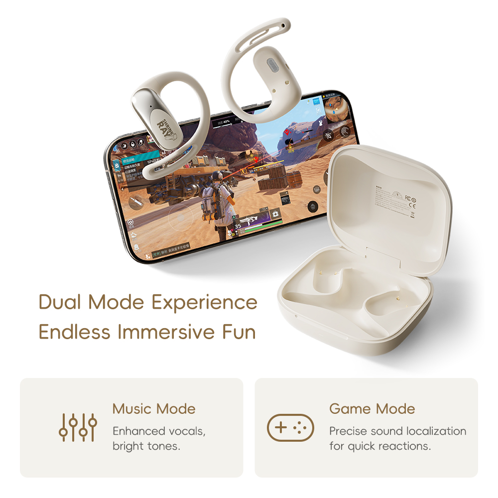 REGO Communication Sdn Bhd - Rock Space | ROCK Doraemon X918 Smart Touch Screen OWS Bluetooth Earphones