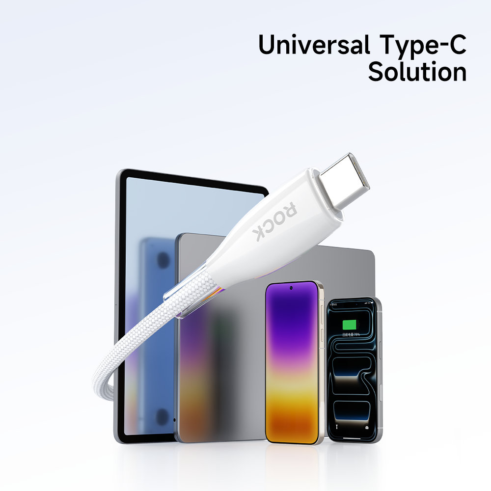 REGO Communication Sdn Bhd - Rock Space | ROCK Z23 Type-C to C PD 60W Fast Charging Cable